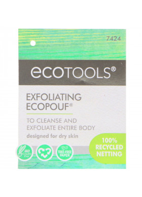 EcoTools, Exfoliating EcoPouf Sponge, 1 Sponge