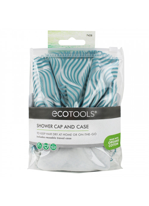 EcoTools, Shower Cap & Case, 1 Set