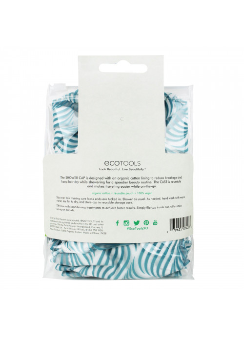 EcoTools, Shower Cap & Case, 1 Set