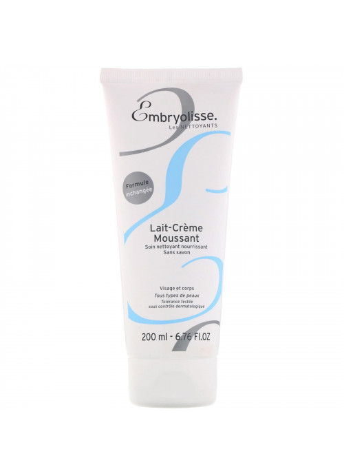 Embryolisse, Foaming Cream-Milk Cleanser, 6.76 fl oz (200 ml)