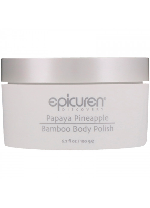 Epicuren Discovery, Bamboo Body Polish, Papaya Pineapple, 6.7 fl oz (190 g)