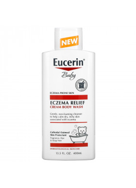 Eucerin, Baby, Eczema Relief, Cream Body Wash, 13.5 fl oz (400 ml)