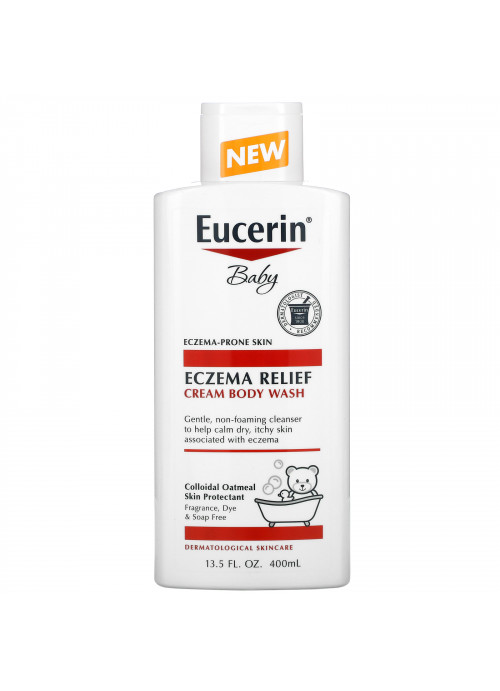 Eucerin, Baby, Eczema Relief, Cream Body Wash, 13.5 fl oz (400 ml)