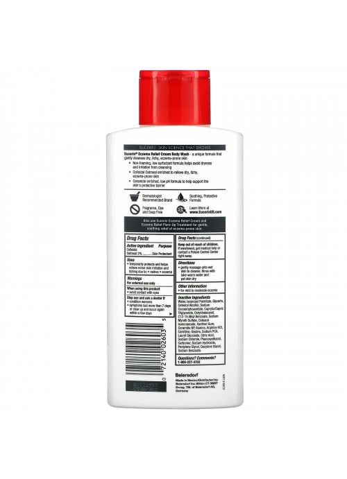Eucerin, Eczema Relief, Cream Body Wash,  13.5 fl oz (400 ml)
