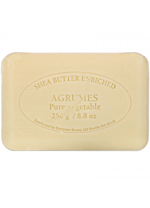 European Soaps, Pre de Provence, Bar Soap, Agrumes, 8.8 oz (250 g)