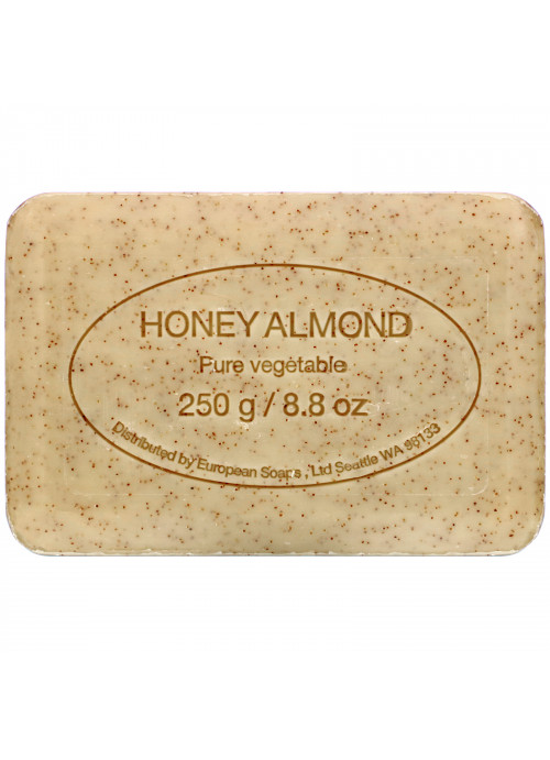 European Soaps, Pre de Provence Bar Soap, Honey Almond, 8.8 oz (250 g)