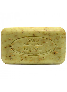 European Soaps, Pre de Provence, Bar Soap, Sage, 5.2 oz (150 g)