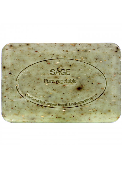 European Soaps, Pre de Provence, Bar Soap, Sage, 8.8 oz (250 g)