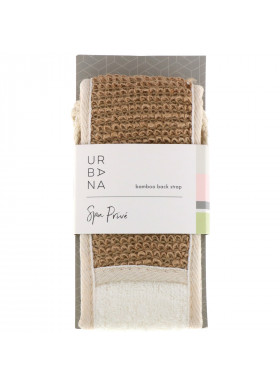 European Soaps, Urbana, Spa Prive, Bamboo Back Strap, 1 Back Strap