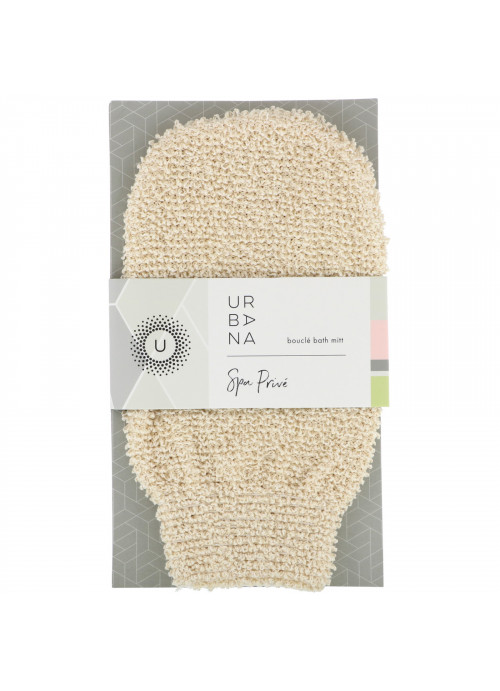 European Soaps, Urbana, Spa Prive, Boucle Bath Mitt, 1 Bath Mitt