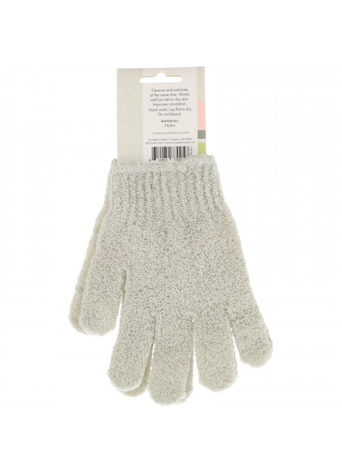 European Soaps, Urbana, Spa Prive, Exfoliating Gloves, 1 Pair