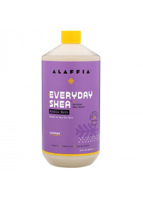 Everyday Shea, Bubble Bath, Lavender, 32 fl oz (950 ml)