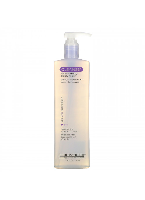 Giovanni, Cleanse, Moisturizing Body Wash, Lavender Vanilla Snow, 24 fl oz (710 ml)