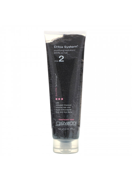 Giovanni, D:tox System, Purifying Exfoliant Body Scrub, Step 2, 6 oz (170 g)
