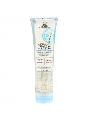 Grandpa's, Cotton Seed Cleansing Shower Oil, Nourish, 9.5 fl oz (280 ml)