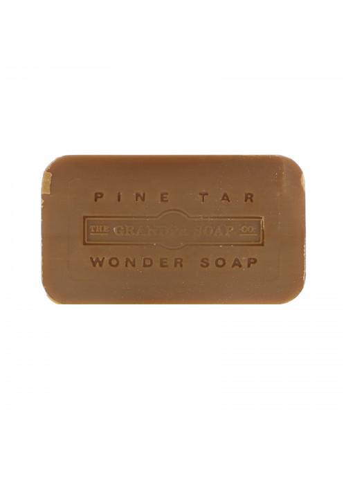 Grandpa's, Face Body & Hair Bar Soap, Pine Tar, 3.25 oz (92 g)
