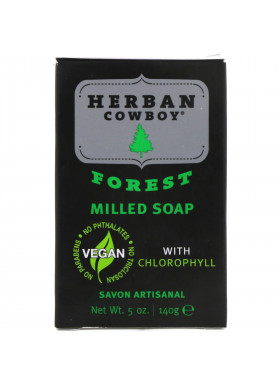 Herban Cowboy, Milled Soap, Forest, 5 oz (140 g)