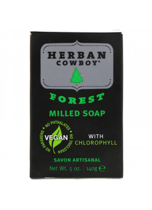 Herban Cowboy, Milled Soap, Forest, 5 oz (140 g)