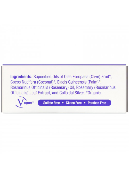 Heritage Store, Colloidal Silver Soap, 3.5 oz (100 g)