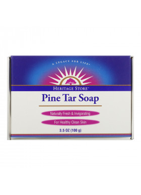 Heritage Store, Pine Tar Soap, 3.5 oz (100 g)