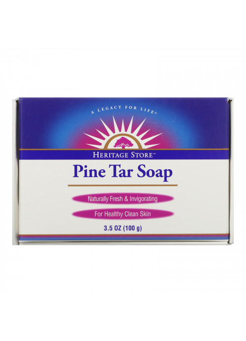 Heritage Store, Pine Tar Soap, 3.5 oz (100 g)