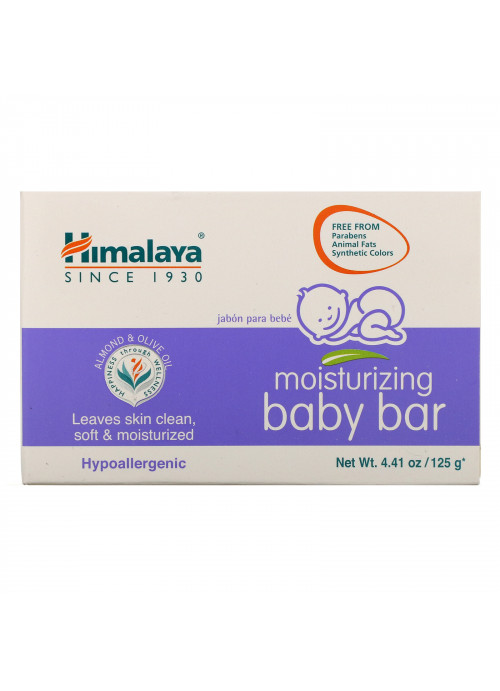 Himalaya, Moisturizing Baby Bar, 4.41 oz (125 g)