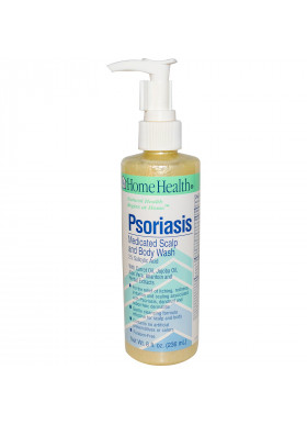 Home Health, Psoriasis, Medicated Scalp and Body Wash, 8 fl oz (236 ml)