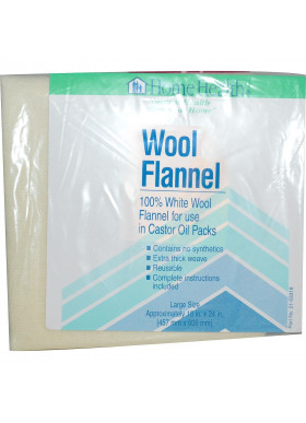 Home Health, Wool Flannel, Large, 1 Flannel