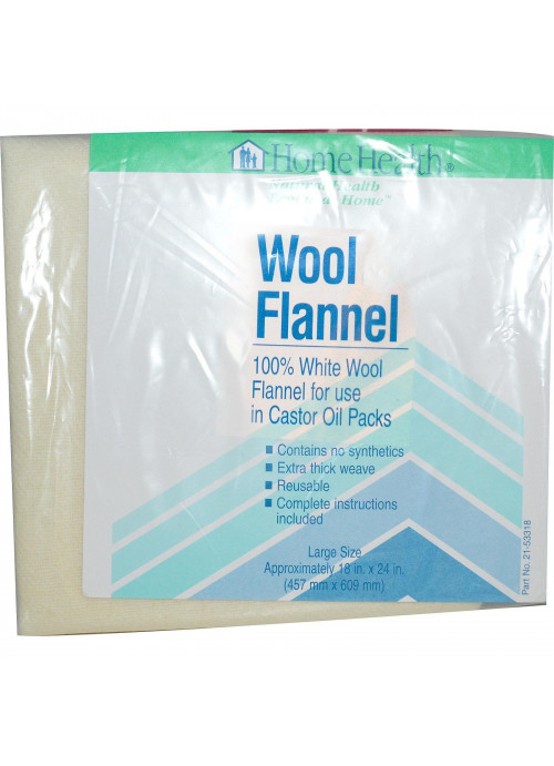Home Health, Wool Flannel, Large, 1 Flannel