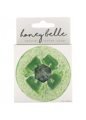 Honey Belle, Natural Loofah Soap, Eucalyptus Peppermint, 5 oz (140 g)