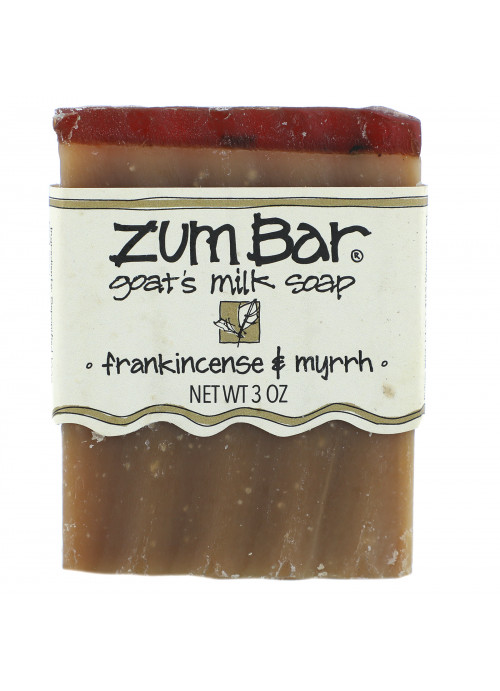Indigo Wild, Zum Bar, Goat's Milk Soap, Frankincense & Myrrh, 3 oz  Bar