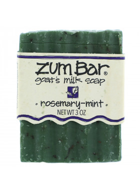 Indigo Wild, Zum Bar, Goat's Milk Soap, Rosemary-Mint, 3 oz Bar