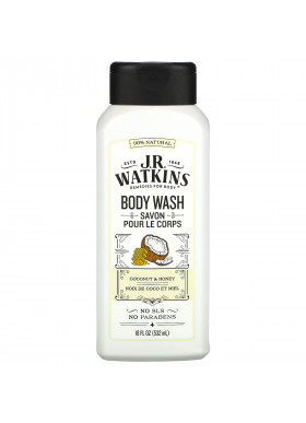 J R Watkins, Body Wash, Coconut & Honey, 18 fl oz (532 ml)