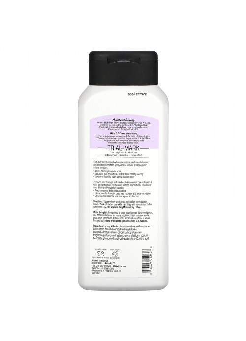 J R Watkins, Daily Moisturizing Body Wash, Lavender, 18 fl oz (532 ml)