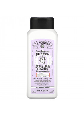 J R Watkins, Daily Moisturizing Body Wash, Lavender, 18 fl oz (532 ml)