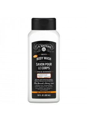 J R Watkins, Men's Body Wash, Bergamot & Oak, 18 fl oz (532 ml)