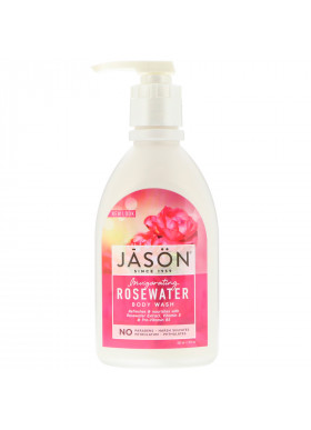 Jason Natural, Body Wash, Invigorating Rosewater, 30 fl oz (887 ml)