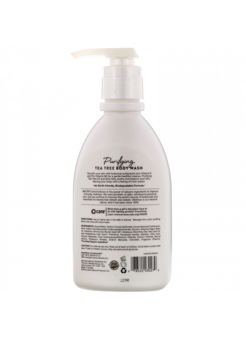 Jason Natural, Body Wash, Purifying Tea Tree, 30 fl oz (887 ml)