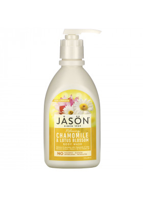 Jason Natural, Body Wash, Relaxing Chamomile & Lotus Blossom, 30 fl oz (887 ml)