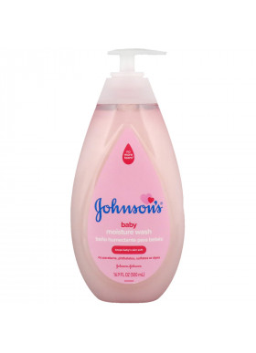 Johnson & Johnson, Baby Moisture Wash, 16.9 fl oz (500 ml)