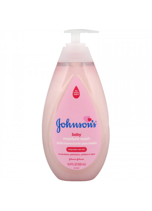 Johnson & Johnson, Baby Moisture Wash, 16.9 fl oz (500 ml)