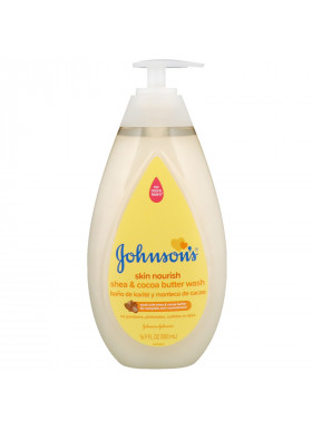 Johnson & Johnson, Skin Nourish, Shea & Cocoa Butter Wash, 16.9 fl oz (500 ml)