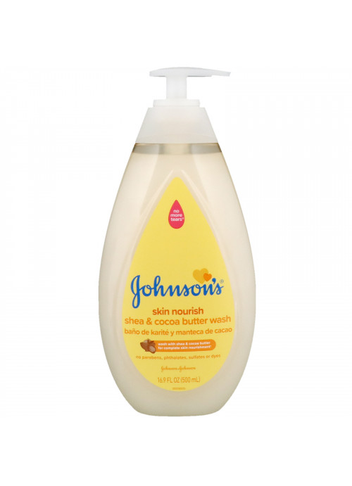 Johnson & Johnson, Skin Nourish, Shea & Cocoa Butter Wash, 16.9 fl oz (500 ml)