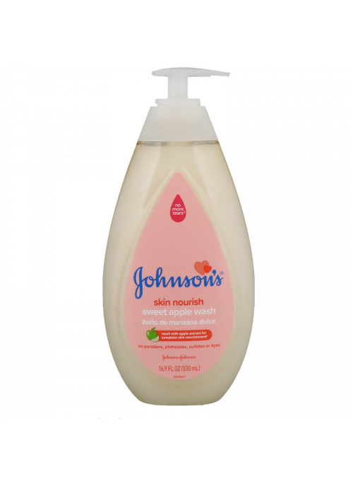 Johnson & Johnson, Skin Nourish, Sweet Apple Wash, 16.9 fl oz (500 ml)