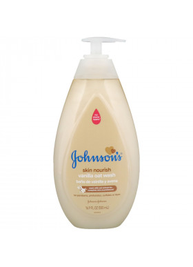 Johnson & Johnson, Skin Nourish, Vanilla Oat Wash, 16.9 fl oz (500 ml)