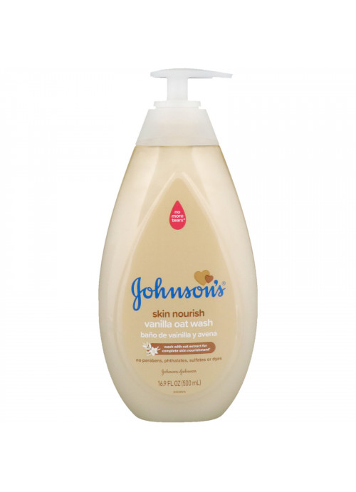 Johnson & Johnson, Skin Nourish, Vanilla Oat Wash, 16.9 fl oz (500 ml)