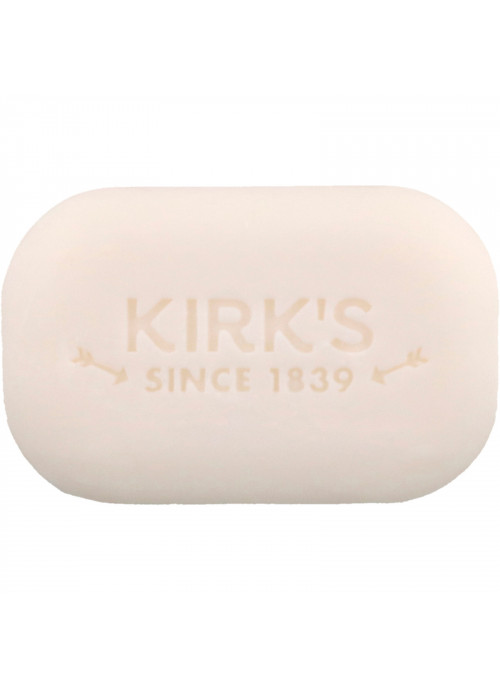 Kirk's, 100% Premium Coconut Oil Gentle Castile Soap, Fragrance Free,  4 oz (113 g)