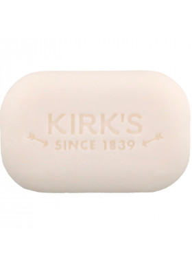 Kirk's, 100% Premium Coconut Oil Gentle Castile Soap, Original Fresh Scent, 3 Bars, 4 oz (113 g) Each