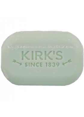 Kirk's, 100% Premium Coconut Oil Gentle Castile Soap, Soothing Aloe Vera, 3 Bars, 4 oz (113 g) Each