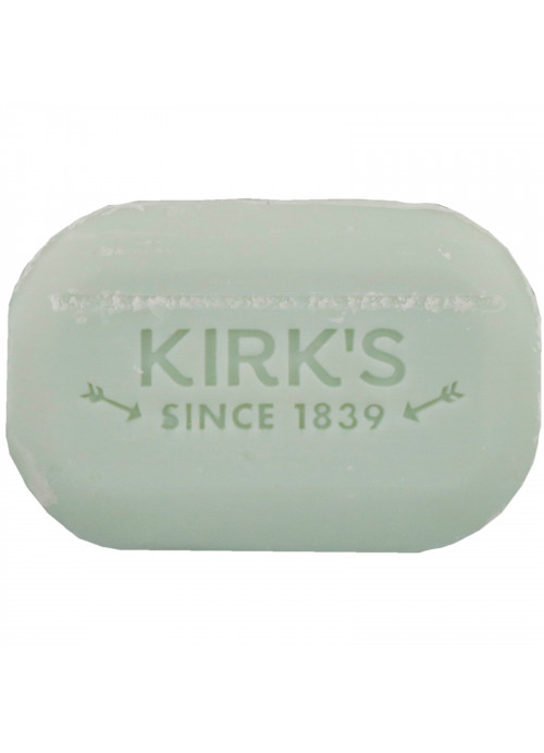 Kirk's, 100% Premium Coconut Oil Gentle Castile Soap, Soothing Aloe Vera, 3 Bars, 4 oz (113 g) Each